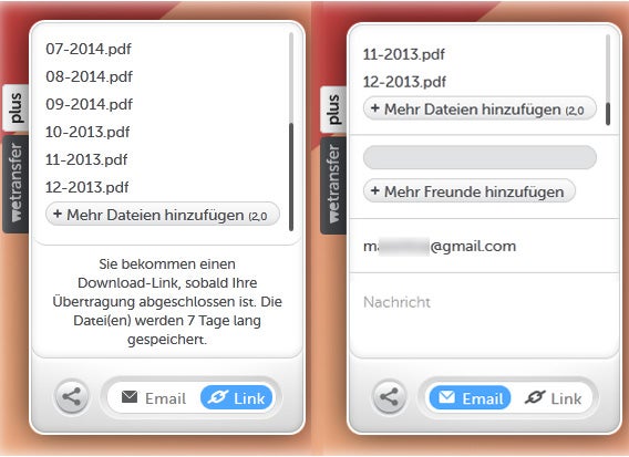 wetransfer-übertragung-link-mail