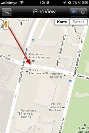 Google Maps Street View auf iOS 6 Google Maps Street View auf iOS 6