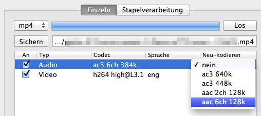 Videos mit remux umbetten Videos mit remux umbetten