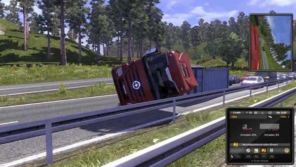 Euro Truck Simulator 2 - Unfall