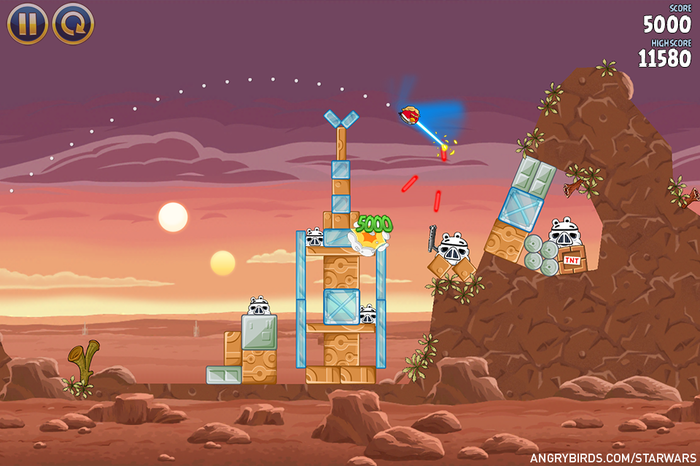 Angry Birds Star Wars Gameplay