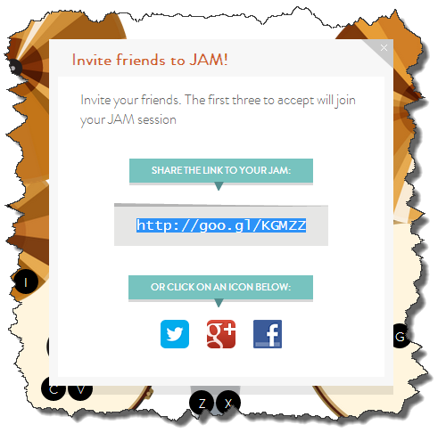 Jam with Chrome - Freunde einladen