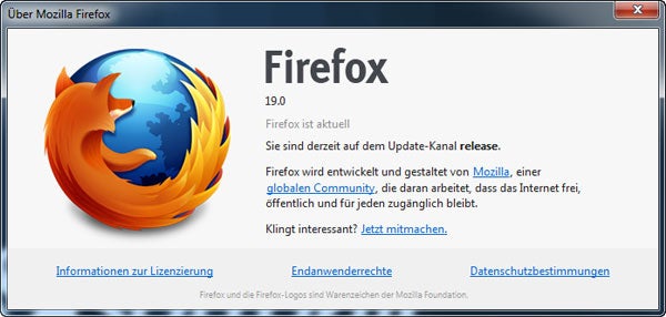 Firefox 19