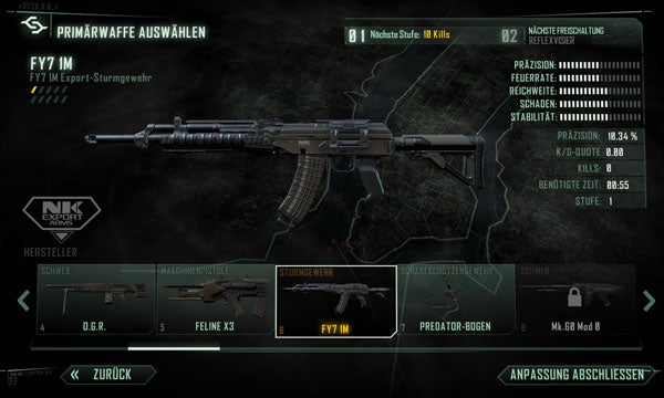 Crysis 3: Beste Waffe für Multiplayer-Matches