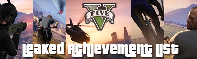 GTA V: Leaked Achievement List