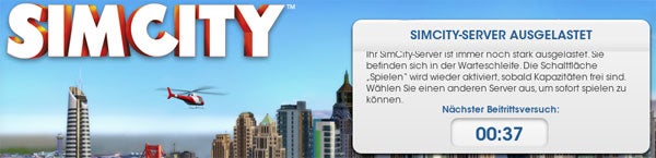 SimCity: Server-Probleme