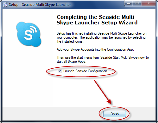Seaside Multi Skype Launcher - Installation Seaside Multi Skype Launcher - Installation