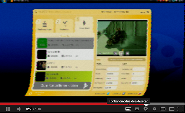 YouTube mit VHS-Modus