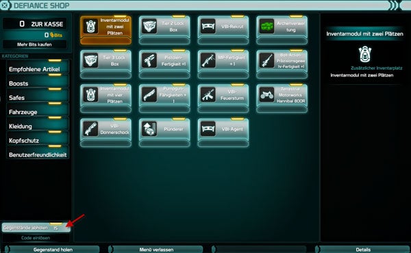 Defiance: Extras herunterladen