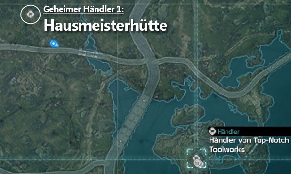 Defiance: Geheimer Händler an der Hausmeisterhütte
