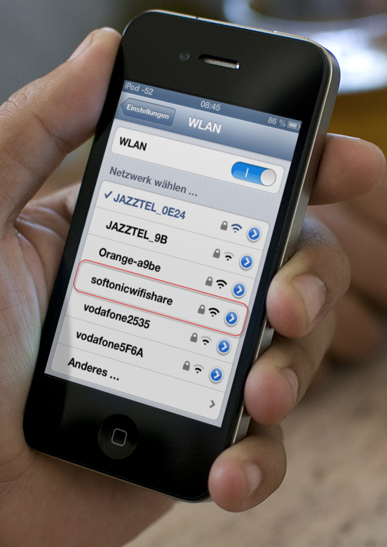 05 wifi connect on mobile device placeit