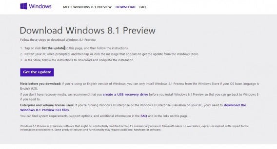 Windows 8.1 Preview Download und Installation