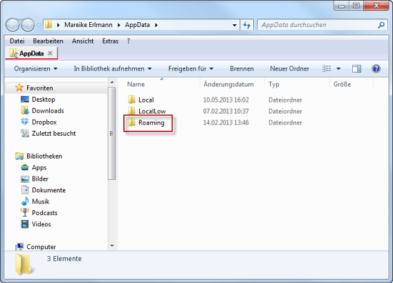 AppData Roaming