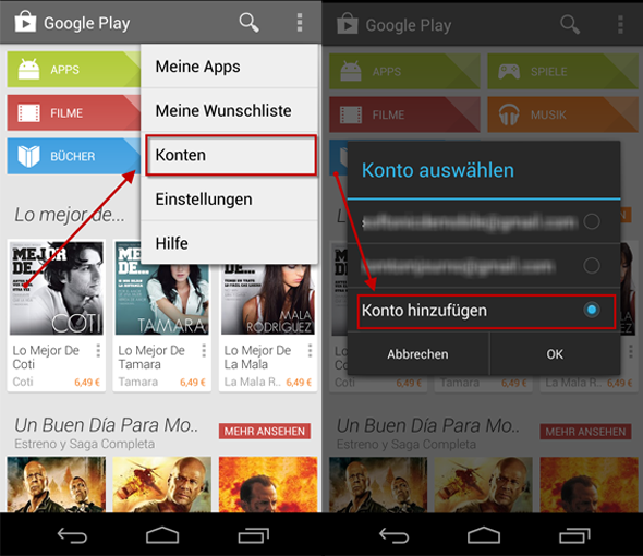 Google-Play-Store-Anmeldung