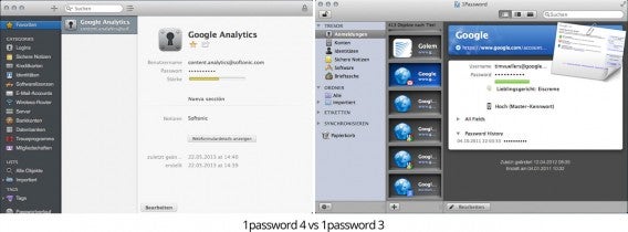 1Password 4 beta Startbildschirm