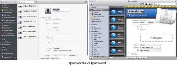 1Password 4 beta Neues Passwort