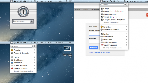 1Password 4 beta 1Password Mini