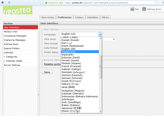 Lavabit Alternativ Posteo in English