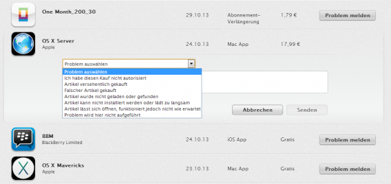 Apple App Store Umtauschen