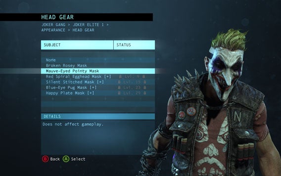 Batman Arkham Origins Multiplayer - Kostüme