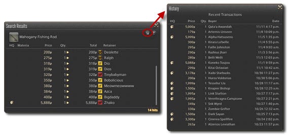 Final Fantasy XIV - Marktpreise Verlauf