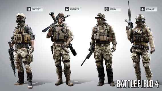 Battlefield 4 Multiplayer Classes