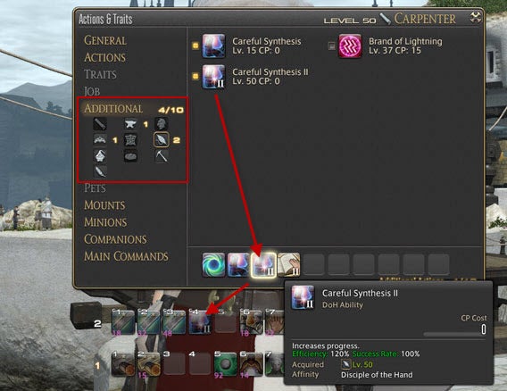 Final Fantasy XIV - erweiterte Kommandos