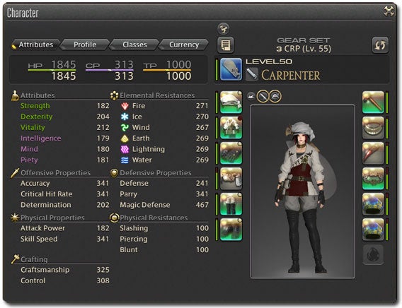 Final Fantasy XIV - Handwerks-Kleidung