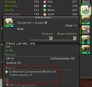 Final Fantasy XIV - Materia