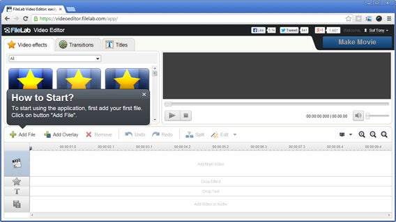 FileLab Video Editor - Add Media