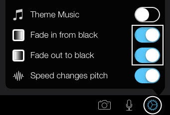 iPad Video Edit - Fade in/out