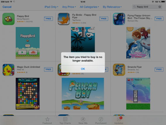 Flappy Bird App Store