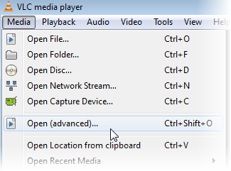 VLC - Open Advanced VLC - Open Advanced