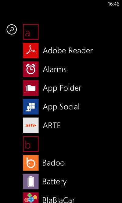 windows phone app list