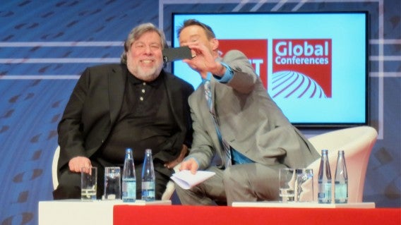 Steve Wozniak Cebit 2014 Selfie