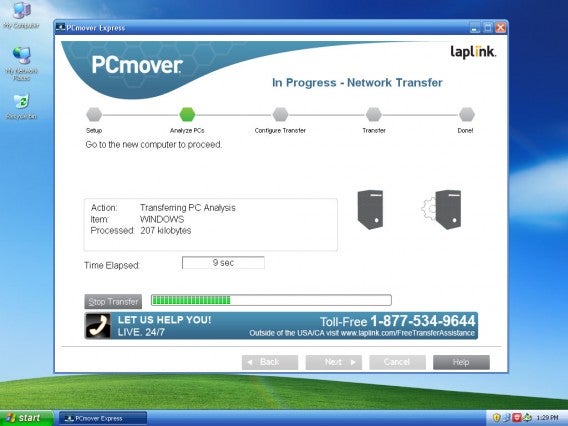 Laplink PCmover Express Screenshot