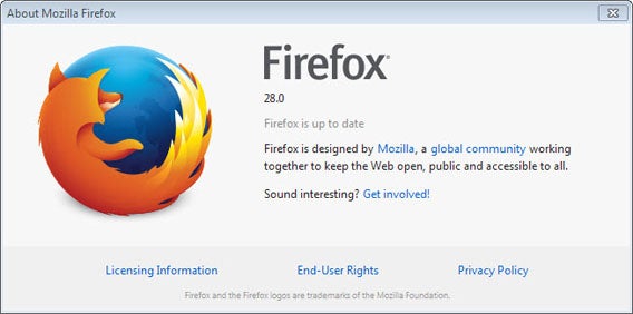 Mozilla Firefox Version 28