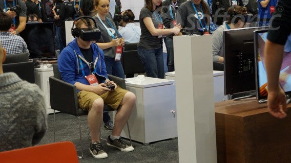 3D-Brille Oculus Rift auf der Game Developers Conference 2014