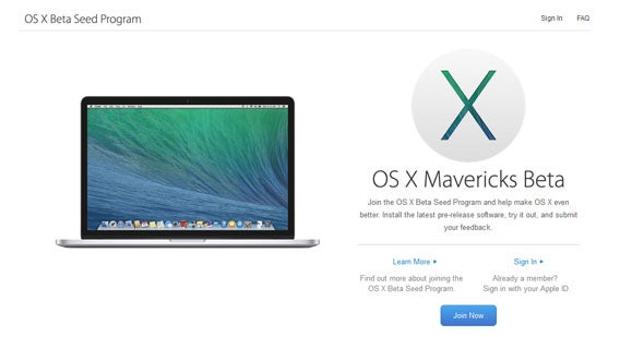 Apple OS X Mavericks 10.9.3 Beta