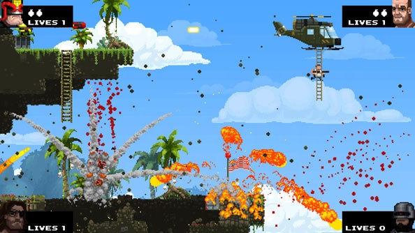 Broforce Helikopter Screenshot