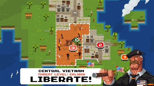 Broforce Kampagnen-Karte