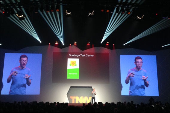 Luis von Ahn von Duolingo auf der TNW Konferenz in Amsterdam Luis von Ahn von Duolingo auf der TNW Konferenz in Amsterdam