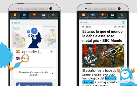 Lingua.ly Android App Screenshot