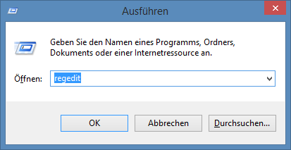 Regestrierungs-Editor
