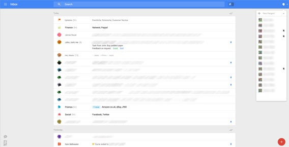 Gmail Web-Version Screenshot Leak