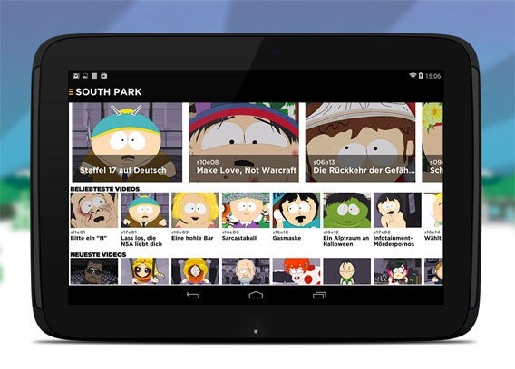 South Park: Mit der offiziellen Android-App alle Folgen der Kult-Serie auf deutsch und englisch anschauen
