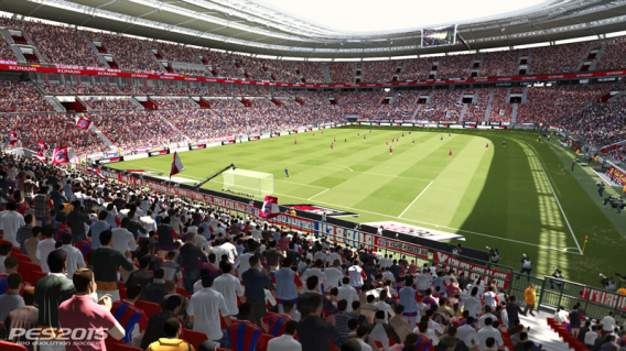 PES 2015 angespielt: Gute Stimmung im Stadion