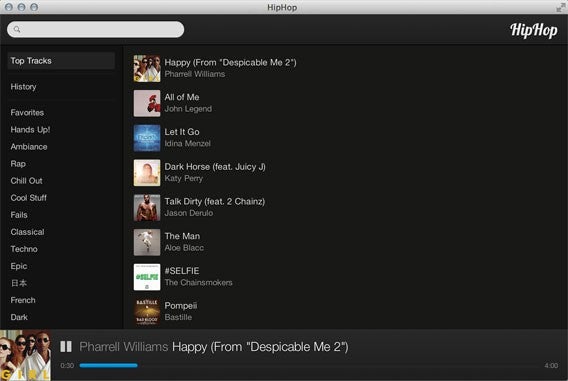 HipHop: Mit 45 Millionen Songs will die Anwendung zum Popcorn Time für Musik werden HipHop: Mit 45 Millionen Songs will die Anwendung zum Popcorn Time für Musik werden
