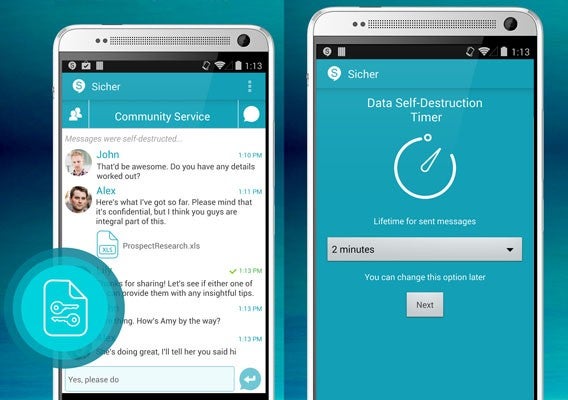 Sicher: Verschlüsselte Nachrichten mit Selbstzerstörung und Server in Deutschland als Konkurrenz zu WhatsApp