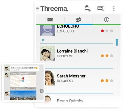 Threema: Die Schweizer Messenger-App bereitet Sprachnachrichten und neue Standortfunktionen vor